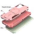 thumbnail image 7 of for iPhone 16 Case, Built-in Kickstand, Compatible with Magsafe, Luxury Military-Grade Armor Shockproof Drop Protective Rugged Hybrid Cover with Shoulder Strap for iPhone 16 - Pink, 7 of 7