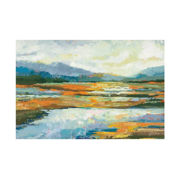 Jeanette Vertentes 'Fall Marsh' Canvas Art