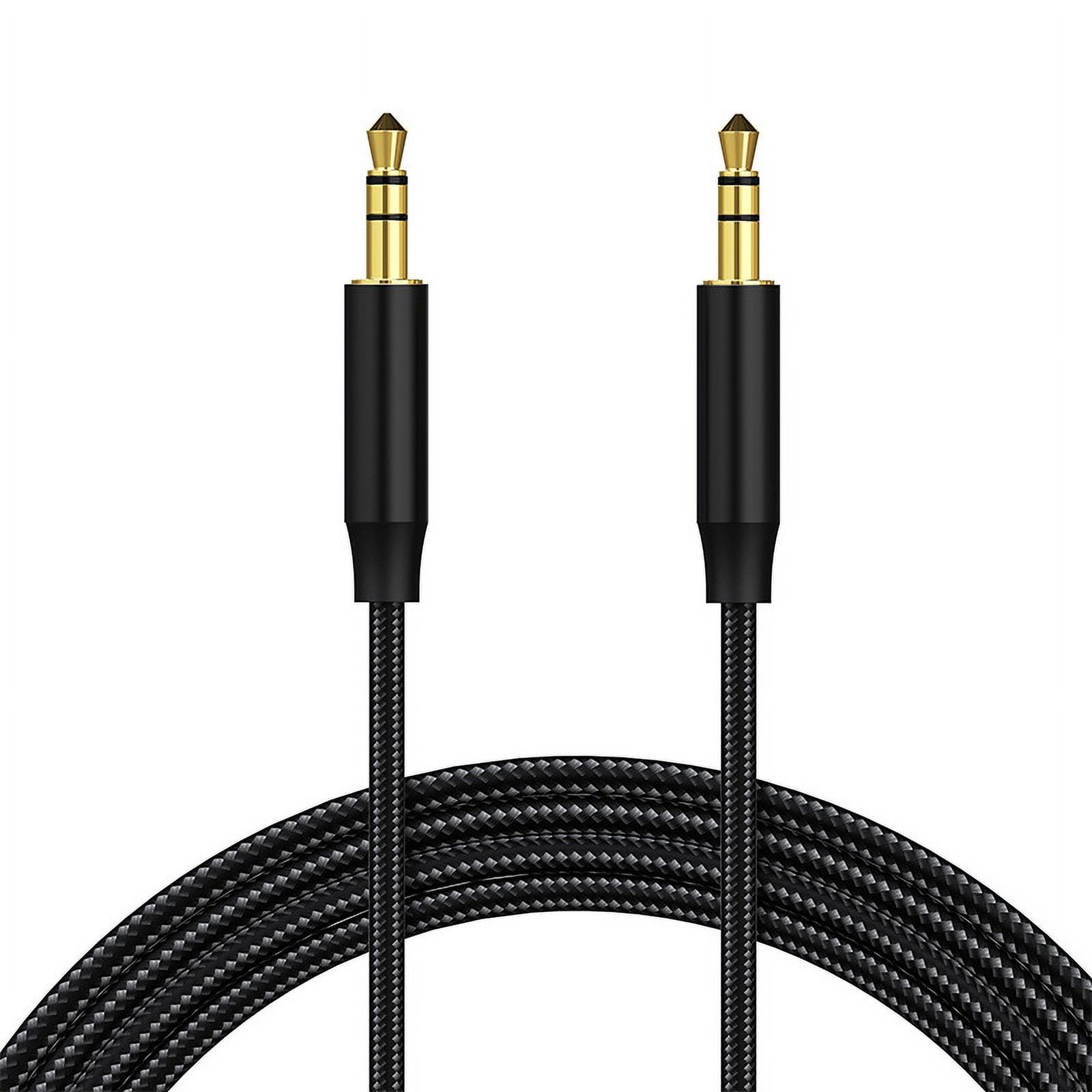 Cable de audio estéreo de 3,5 mm macho a macho AUX para automóvil ...