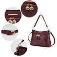 thumbnail image 3 of MKF Collection Women's Anayra Handbag/Shoulder Bag by Mia K. - Cognac, 3 of 43
