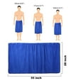 thumbnail image 2 of GoXteam Men's Towel Wrap Swimming Beach Towel Blanket Elastic Waist Towel for Sauna or Gym, Bath Towel Wrap for Men Secure & Adjustable Mens Shower wrap, Blue, 2 of 7