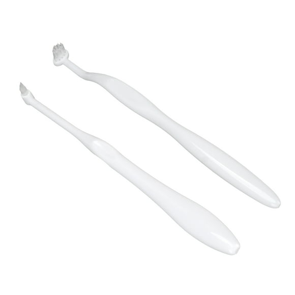 Cepillo de dientes con mechones para limpieza de aparatos de ortodoncia, eliminación de manchas, cepillo de dientes interdental para el cuidado bucal, color blanco