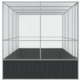 thumbnail image 4 of vidaXL Aviary with Extension Silver 164.6"x81.5"x83.5" Steel, 4 of 7