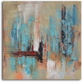 thumbnail image 3 of Omax Decor A 5033 32 x 32 in. Pedestrian in Rain Hand Painted Canvas Wall Art, 3 of 3