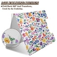 thumbnail image 2 of FORMRS A4 Clipboard Folder with Pen Holder Horizontal Foldable School Office Binder, Purple Wildflower Pattern, 2 of 9