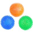 thumbnail image 2 of 3/6 PCS Pet Squeaky Chearing Balls, Dog Soft Stab Balls Cleaning Teeth Toys Balls, para Small Medium Large Pet Dog Cat Toys, azul/naranja/verde Xemadio WMXL-249-1, 2 of 8