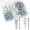 160pcs, variant on #8 Self Drilling Drywall Anchors and Screws Kit, 140Pcs Plastic Wall Hangers, 75LB Heavy Duty Sheetrock Mounting Hardware
