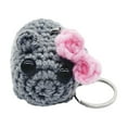 Sad Hamster Meme Sad Hamster Keychain With Hand Knitted Sad Hamster Toy
