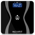 thumbnail image 1 of Báscula corporal INEVIFIT, analizador digital de composición corporal de alta precisión para baño. Mide peso, grasa corporal, agua, masa muscular y ósea para 10 usuarios. Incluye pilas., 1 of 5