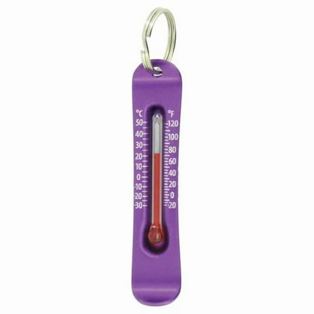 Sun  Brrr Ometer Snowsport Zipperpull Thermometer