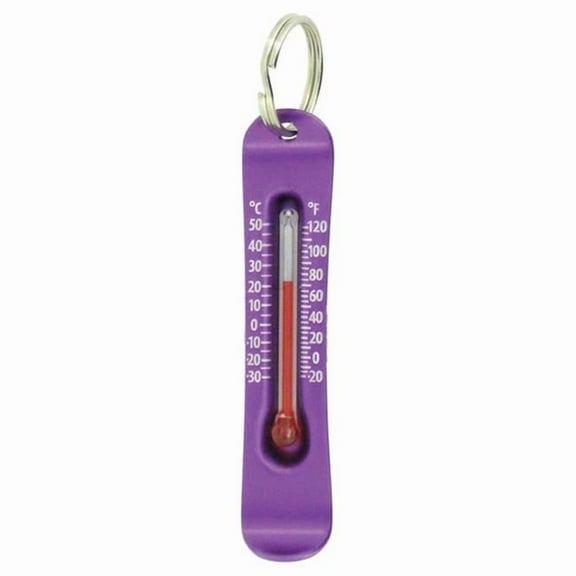 Sun  Brrr Ometer Snowsport Zipperpull Thermometer