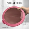 thumbnail image 4 of 12-Piece Plastic Mixing Bowls with Leak-Proof Lids Set - Microwave & Freezer-Safe Kitchen Mixing Bowls for Prep, Serving & Storage - Large Nesting Bowls (Blue Ombre), 4 of 7