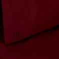 thumbnail image 5 of Superior 1000 Thread Count Egyptian Cotton Pillowcases Soft Breathable Set of 2, Burgundy, King, 5 of 7