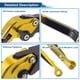 thumbnail image 4 of Palancas de freno y embrague para Yamaha YZF R1 09-14, aleación de aluminio, dorado y negro, 4 of 6