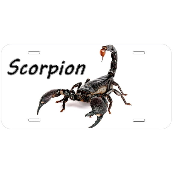 Scorpion TAG01 Novelty Car Auto License Plate