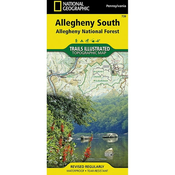National Geographic Map: Allegheny National Forest South #739 - Pennsylvania Mid-Atlantic Explorer's Guide