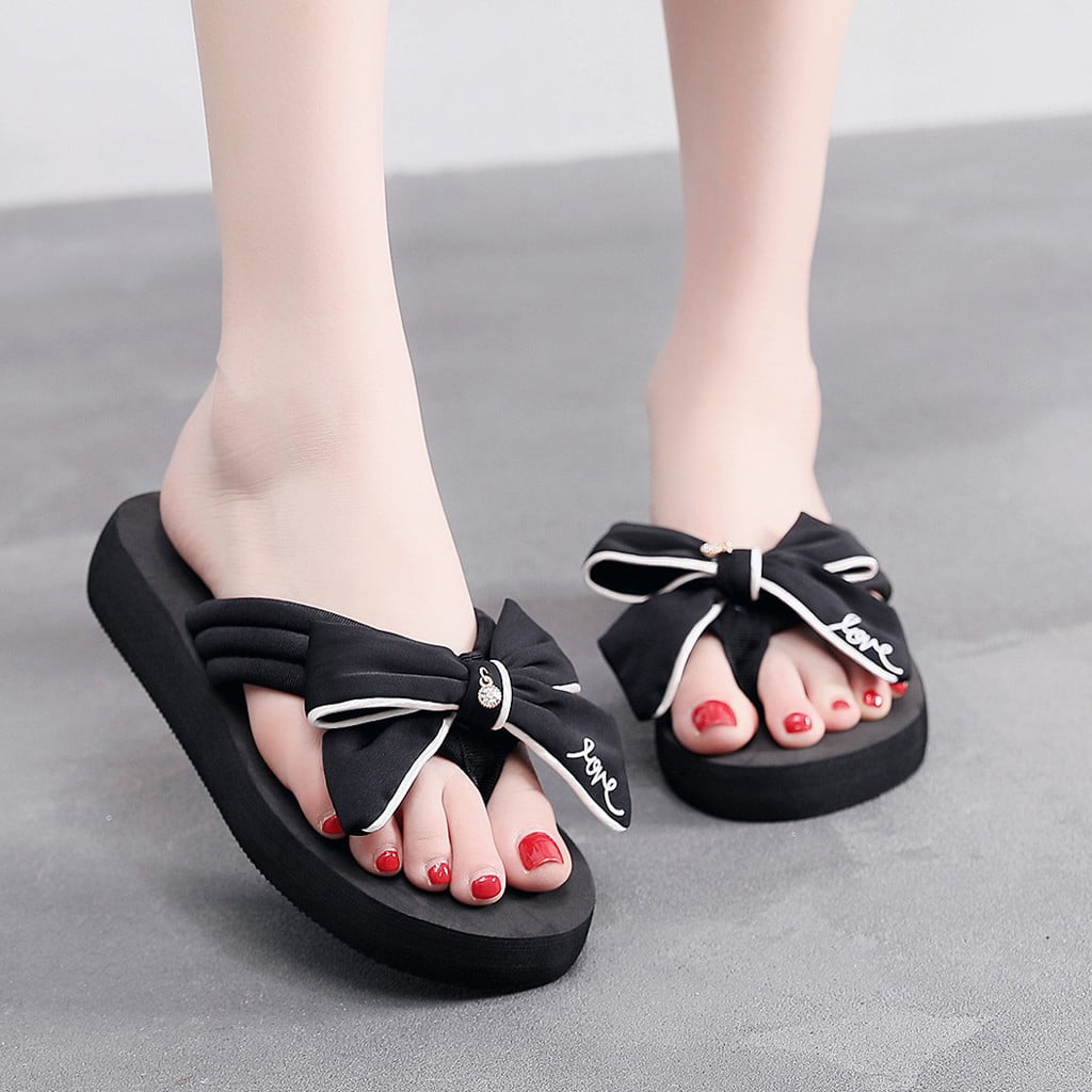 Bridal Sandals Women Girls New Flip Flops Flat Beach Slippers Soda Shoes  for Women Sandals on Clearance