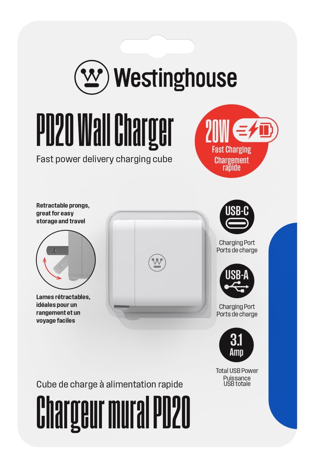 Cube PD à chargement rapide Westinghouse Westinghouse
