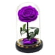 thumbnail image 3 of Rosas de cristal BLESIY Regalo romántico violeta luz de mesa, 3 of 8