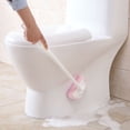 thumbnail image 4 of Long-Handle Bathroom Scrub Brush with Replaceable Sponge Head, 23" Pivoting Bathtub and Tile Scrubber for Shower, Wall, and Toilet Cleaning, 4 of 7