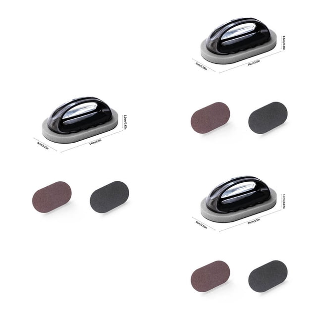 jesticaly Multi-Functional for Magic Cleaning Sponge Eraser for Removing Rusty Cleaning Cotton Kitchen Accessories for Magic Sponge Eraser brown 3Set