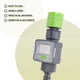 thumbnail image 3 of 2X Medidor de Caudal de Agua Digital IPX6 para Manguera de Jardín Al Aire Libre Calcular el Consumo de Agua Caudal de Agua Conectores de Rosca de 3/4 de Pulgada, 3 of 5