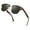 Tortoise Gold Frame|Dark Green Lens, variant on Polarized Sunglasses for Men and Women Club Semi-rimless Retro Shades for Driving UV 400 Protection-2 Pack