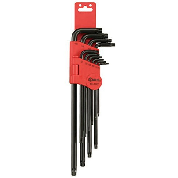 Jeu de 9 clé étoile torx T10-T50 en acier Cr-V ASSIST