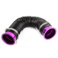 thumbnail image 3 of 3'' 76mm Flexible Car Cold Air Intake Hose Filter Pipe Telescopic Tube Purple, 3 of 5