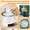 thumbnail image 2 of Lifting Sugar Removal Rice Cooker, Large Capacity High Power Rice Cooker with Lifting Sugar Removal, Electric Rice Cooker for White Brown Rice, Grain, Rice Maker for Steaming Rice Soup W1E9, 2 of 7
