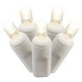 thumbnail image 2 of Vickerman 100 Pink Wide Angle LED Single Mold Light on White Wire, 34' Christmas Light Strand, 2 of 6