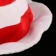 thumbnail image 4 of Novedad Sombrero de Foto Bromista de de Color Rojo Bufón Gorro Disfraz Yuyangstore Sombrero de copa a rayas, 4 of 8