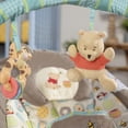 thumbnail image 5 of Bright Starts Disney Baby Winnie The Pooh Baby Bouncer Soothing Vibrations Deluxe Infant Seat - Faux Suede, Music, Removable -Toy Bar, 0-6 Months 6-20 lbs (Dots & Hunny Pots), 5 of 5