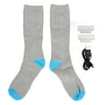 thumbnail image 2 of Battery Heated Socks, Beautiful Fast Heat Up High Tensile Force Electric Heating Socks Long Usage Time Washable Cotton  For Winter For Outdoor Workers, 2 of 8