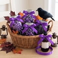 thumbnail image 4 of XIA0LE Halloween Satin Ribbon Black Purple Orange Solid Color Ribbon 0.39in X 8 Yards For Gift Wrapping Bows Crafts Party Decor Diy Supplies, 4 of 7