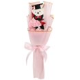 thumbnail image 2 of Adorable Graduation Bear Bouquet Present Grad Party Floral Bear Doll Bouquet Gift, 2 of 4