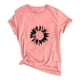 thumbnail image 4 of Blusa de manga corta con cuello redondo y estampado de tallas grandes para mujer OAVQHLG3B Store  lin121212, 4 of 4