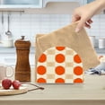 thumbnail image 2 of Yayeee Napkin Holder for Table Set of 2 Kitchen Paper Tissue Organization, Orange Geometric Circles, 2 of 8