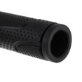 thumbnail image 3 of 1 Par de Empuñaduras de Manillar de Bicicleta Soledad Antideslizante Negro 22.2mm, 3 of 7