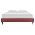 thumbnail image 4 of Harlow King Performance Velvet Platform Bed Frame-MOD-6271, 4 of 5