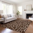thumbnail image 6 of Addison Rugs Mayfield Washable Animal Skin Pattern Giraffe Coffee Rectangle Rug, 9' x 12', 6 of 6