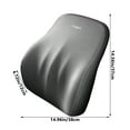 thumbnail image 3 of Automotive Headrest Lumbar Support Cushion, Foam Backrest for Car, Neck and Back Pain Relief, Ergonomic Driving Pillow for Comfortable Travel, Suitable for Most Car Seats, 3 of 6