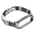 thumbnail image 3 of Smartwatch Pulseras Vintage DIY Hebilla Pulsera Correa de repuesto para Xiaomi 7 Negro, 3 of 10