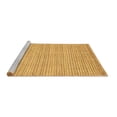 thumbnail image 2 of Ahgly Company Machine Washable Indoor Square Abstract Brown Modern Area Rugs, 8' Square, 2 of 4