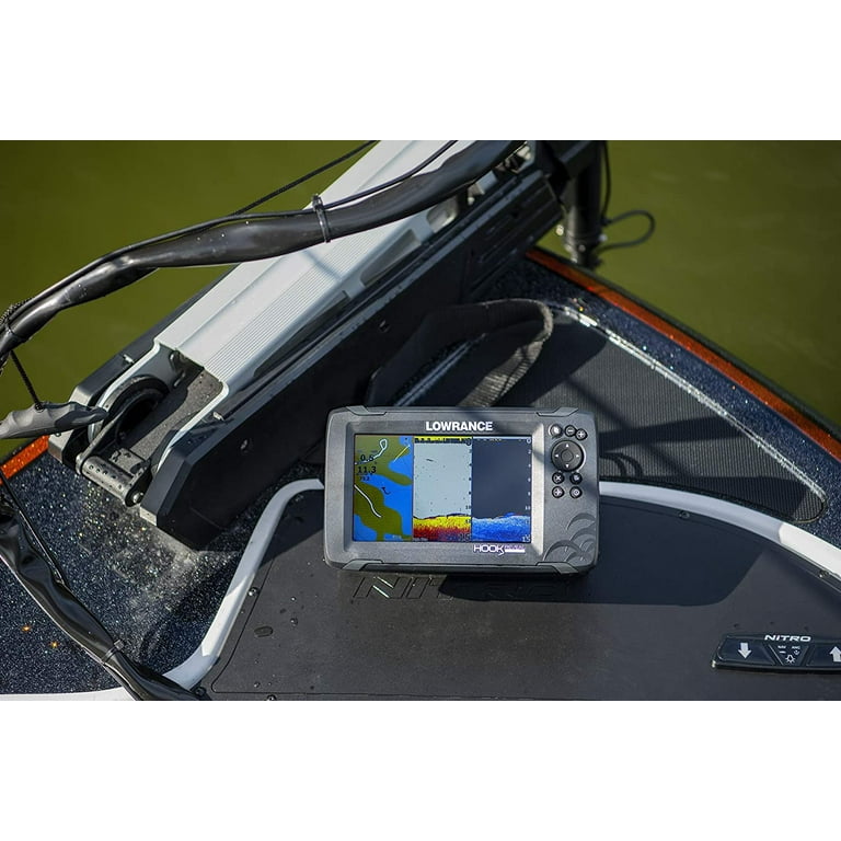Lowrance Hook Reveal 5x Splitshot Fish Finder w/C-Map US Inland Mapping