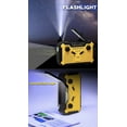 thumbnail image 5 of Kaito KA369 Solar SOS Siren Portable Emergency Radio, Yellow, 5 of 7