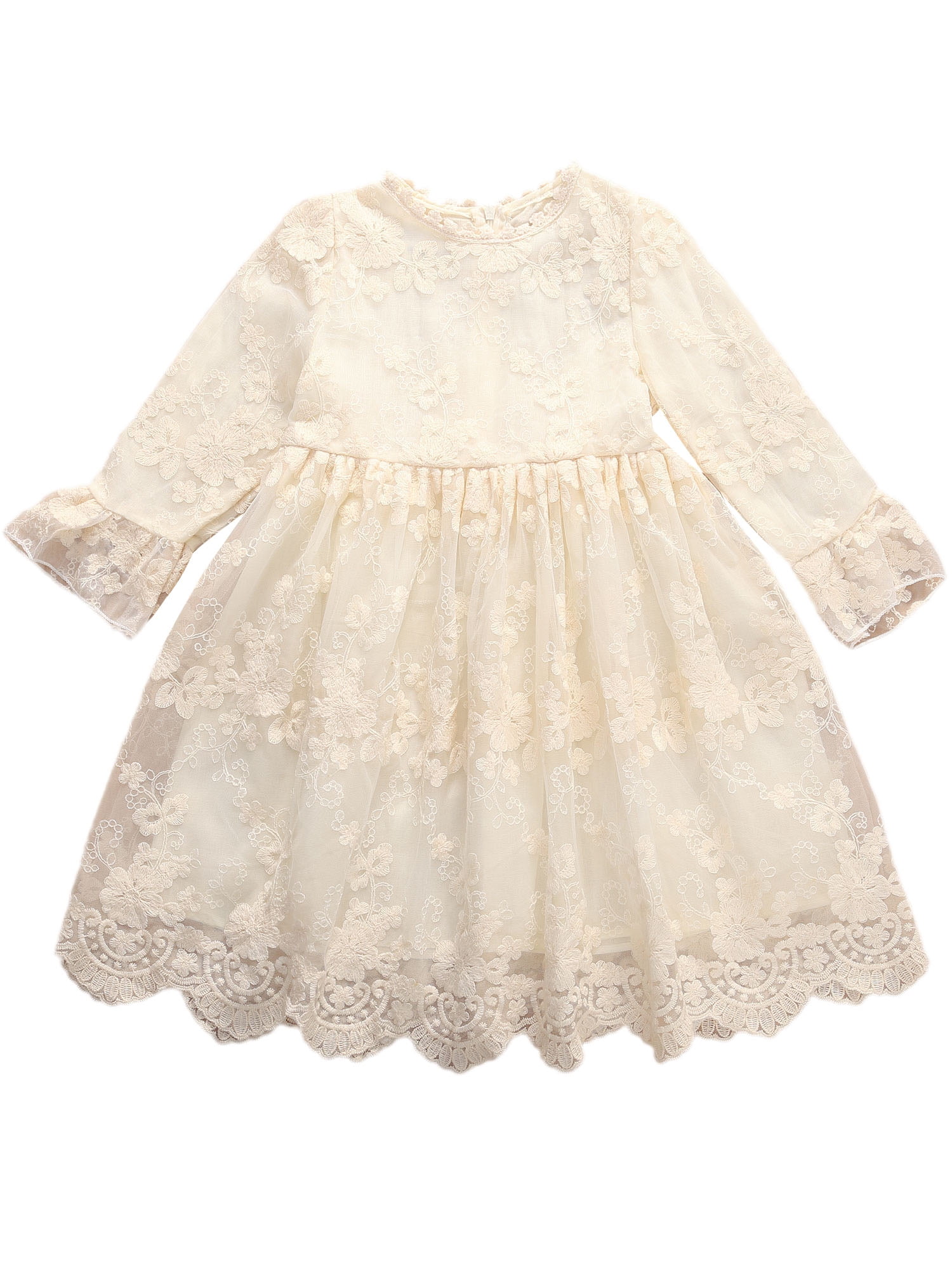 kids white sundress