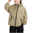 thumbnail image 2 of Lopecy-Sta Kids Hooded Winter Jacket with Front Zip & Zippered Pockets - Durable Autumn Warm Outerwear, 2 of 7