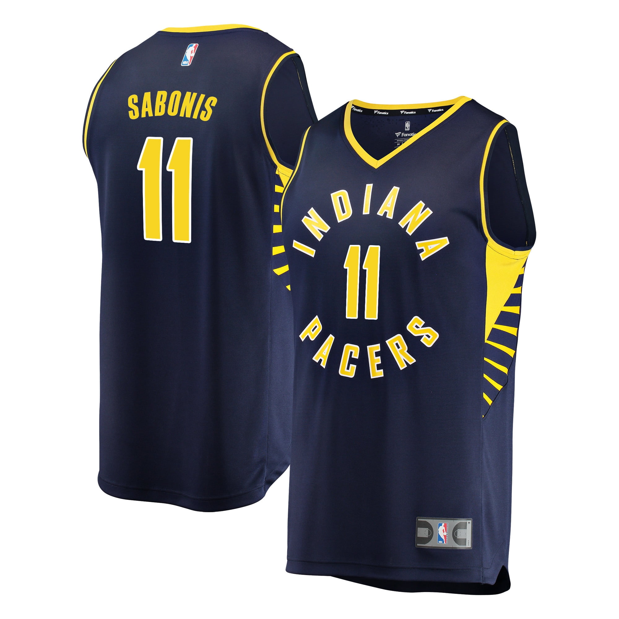Indiana Pacers Domantas Sabonis Fanatics Branded Youth Fast Break Player Jersey - Icon ...