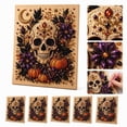 thumbnail image 4 of Halloween Ghost Pearl Art DIY Kit, 3D Pearl Mosaic Craft Set, Beginner Friendly Handmade Canvas Art for Fall Home Decor (Ghost), 4 of 8